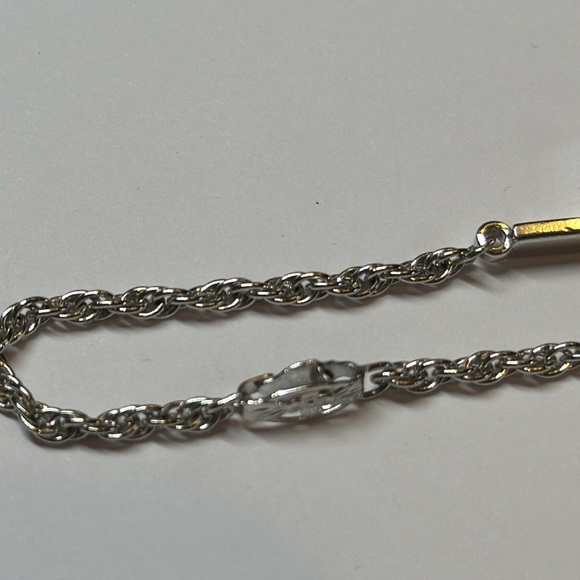 Vintage speidel USA silver tone bracelet with ski and boot - Picture 3 of 7